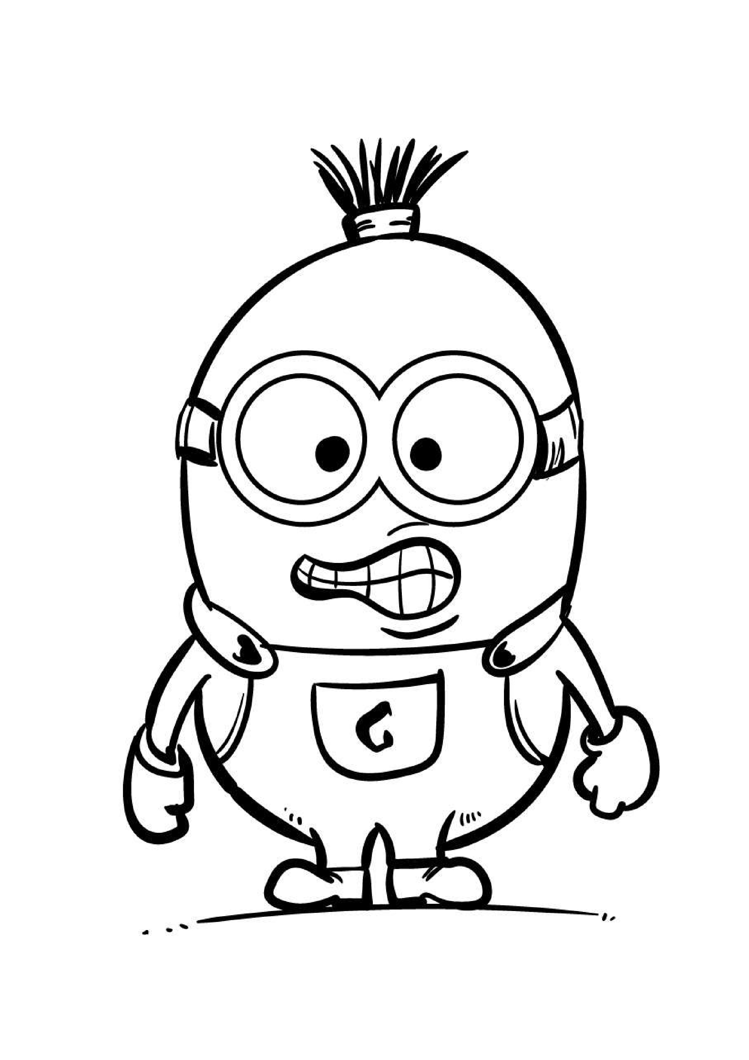 coloriage-minion-imprimer