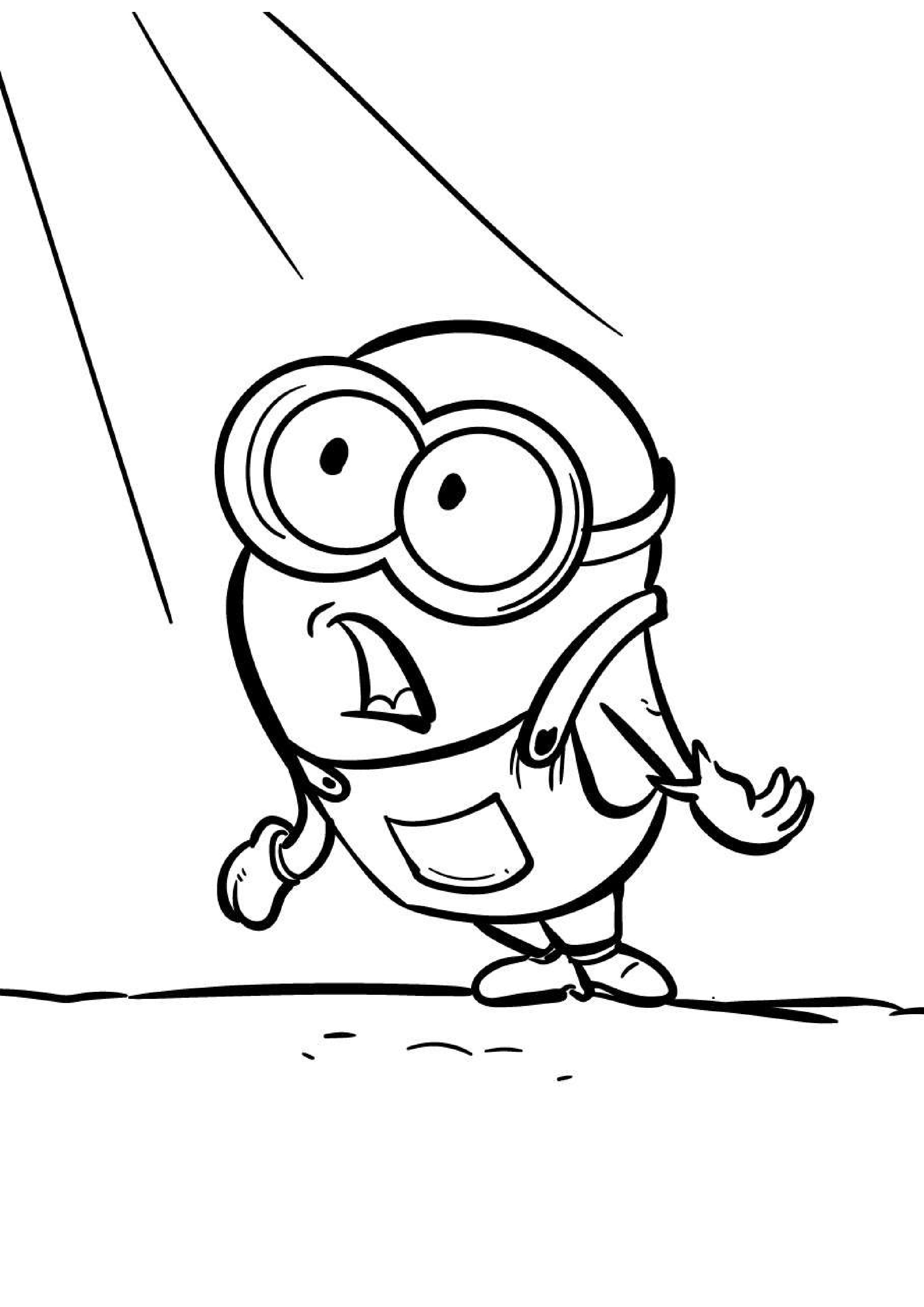 coloriage-minion-imprimer