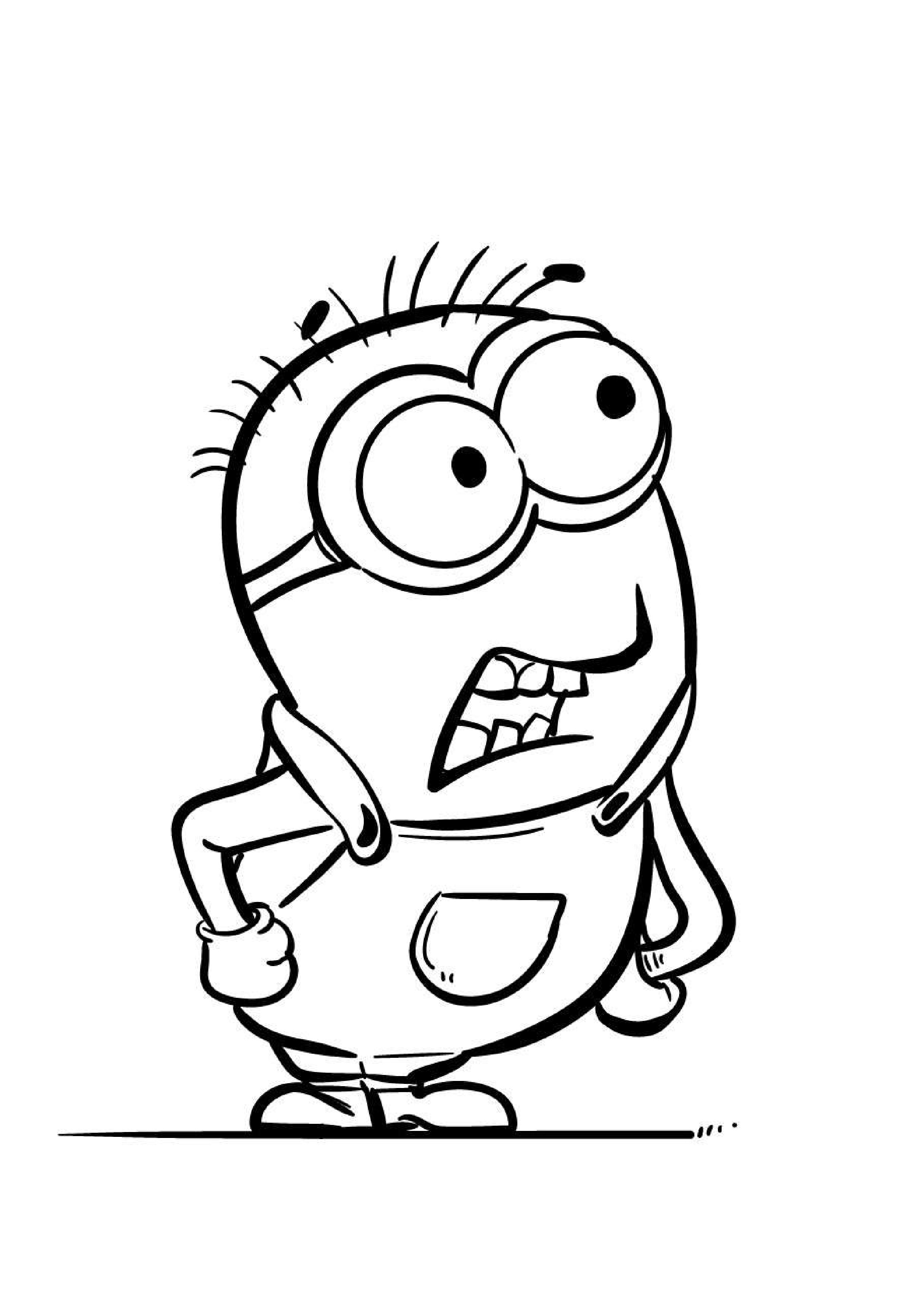 coloriage-minion-imprimer