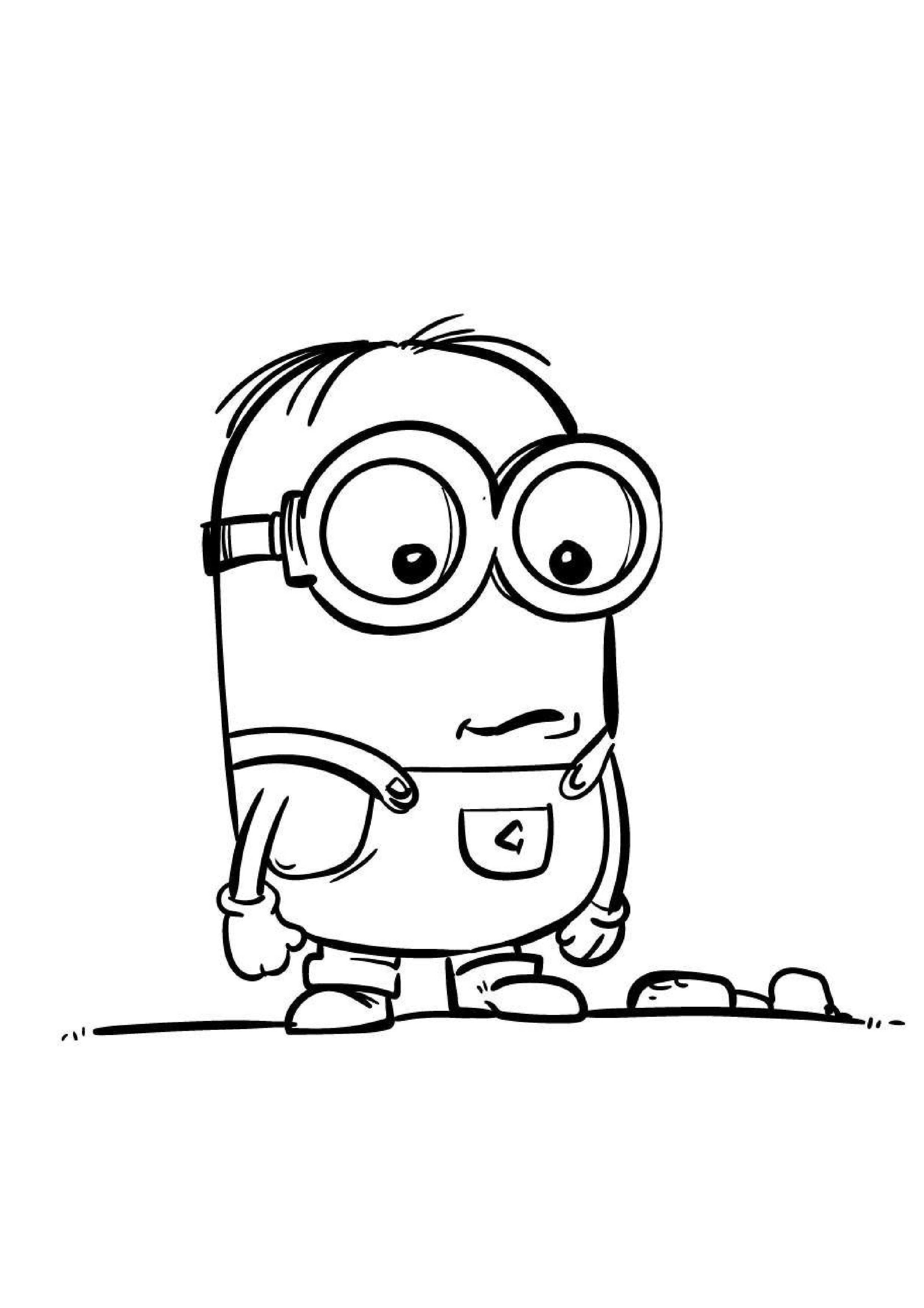 coloriage-minion-imprimer