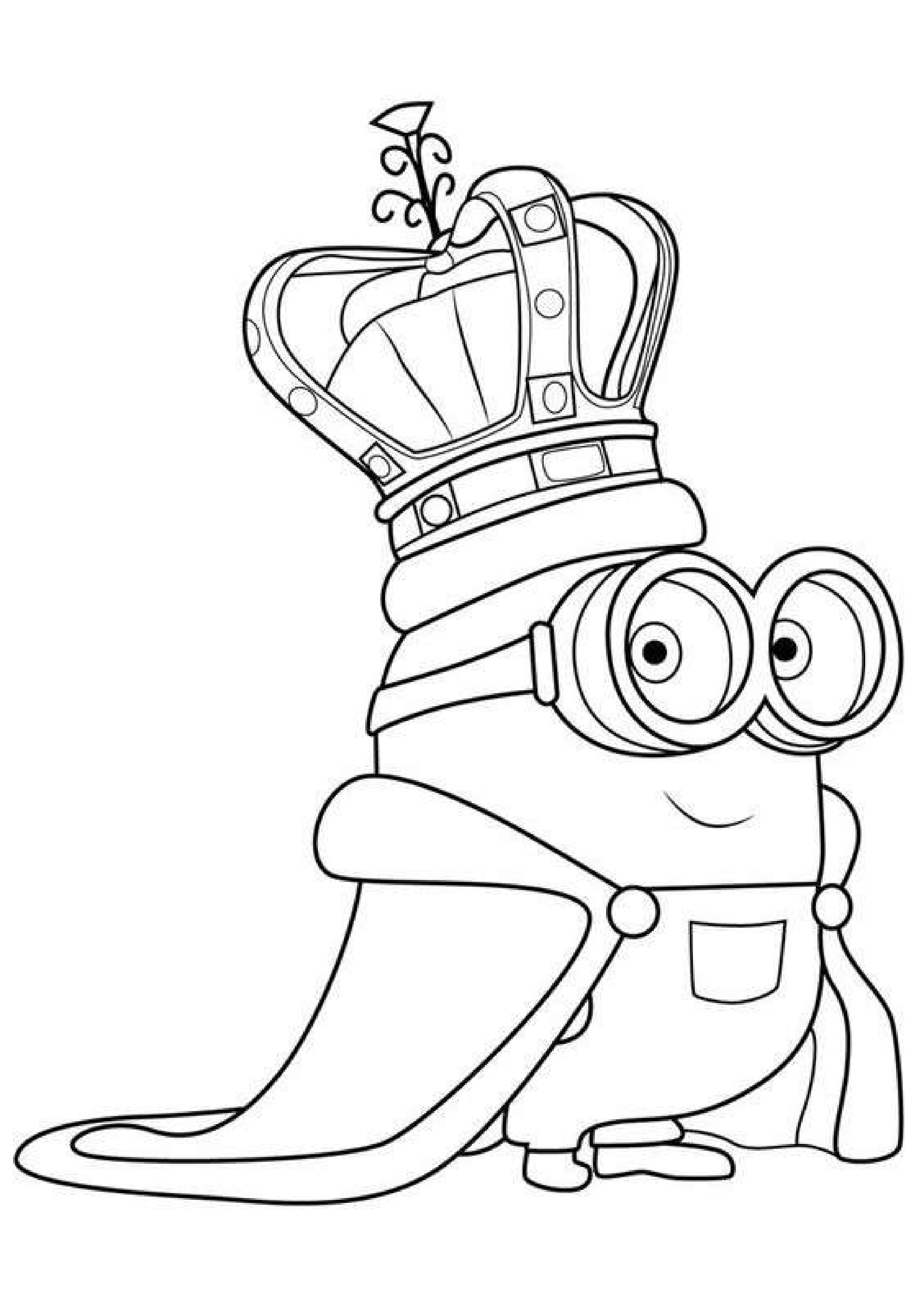 coloriage-minion-imprimer