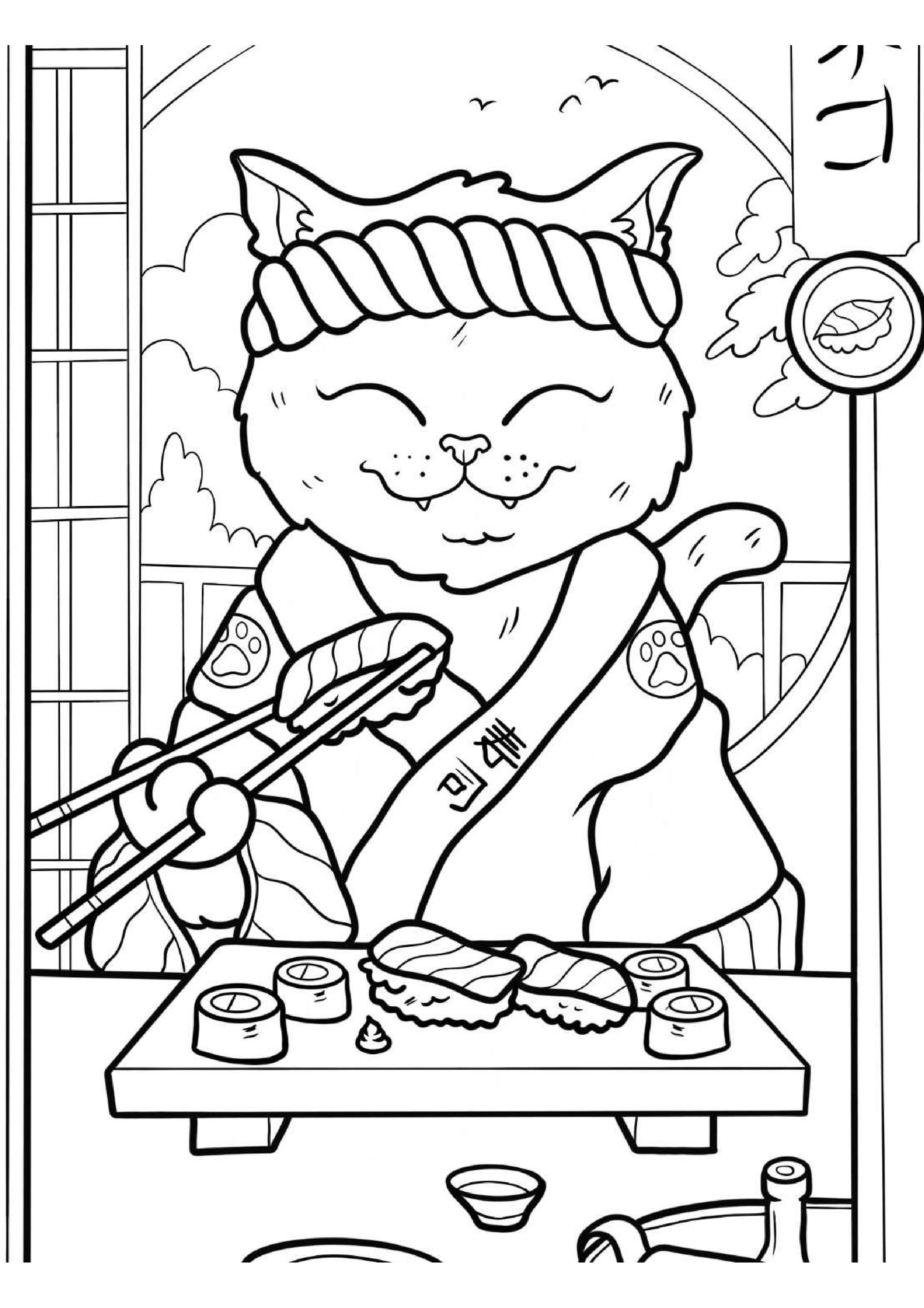 coloriage-sushi