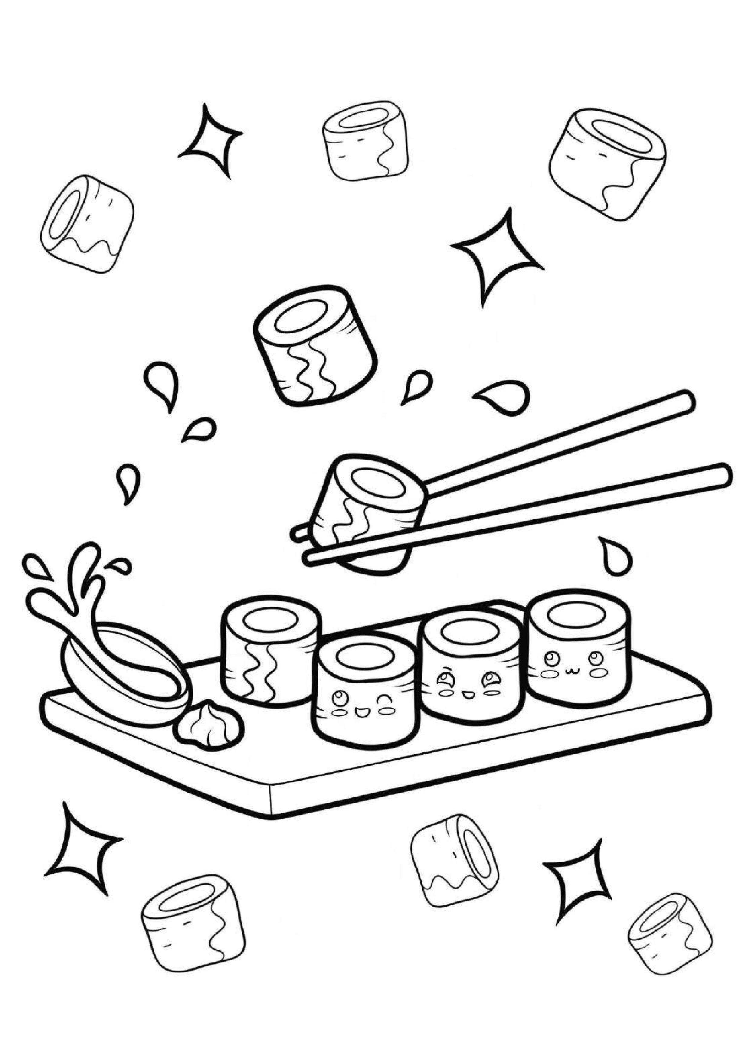 coloriage-sushi