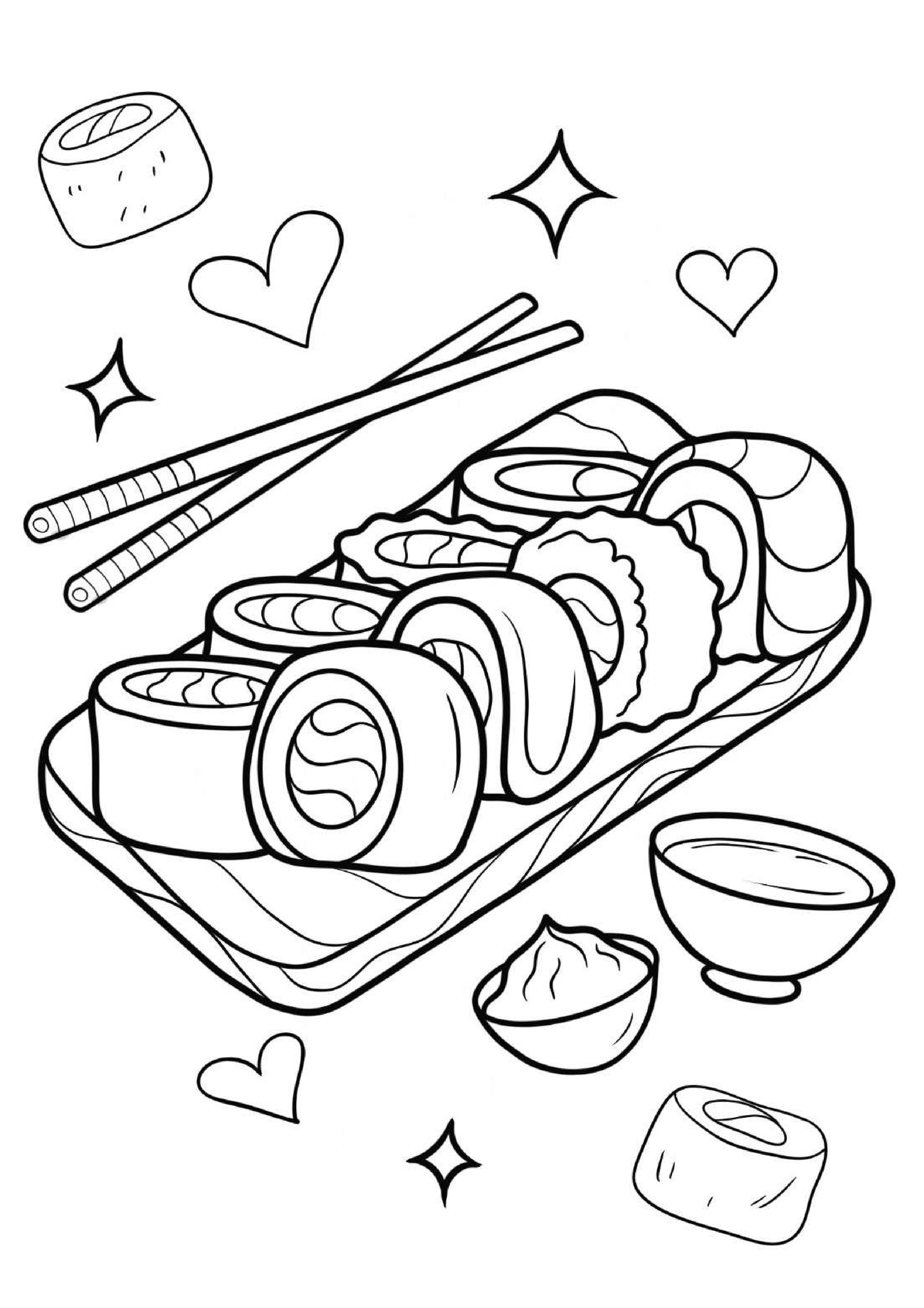 coloriage-sushi