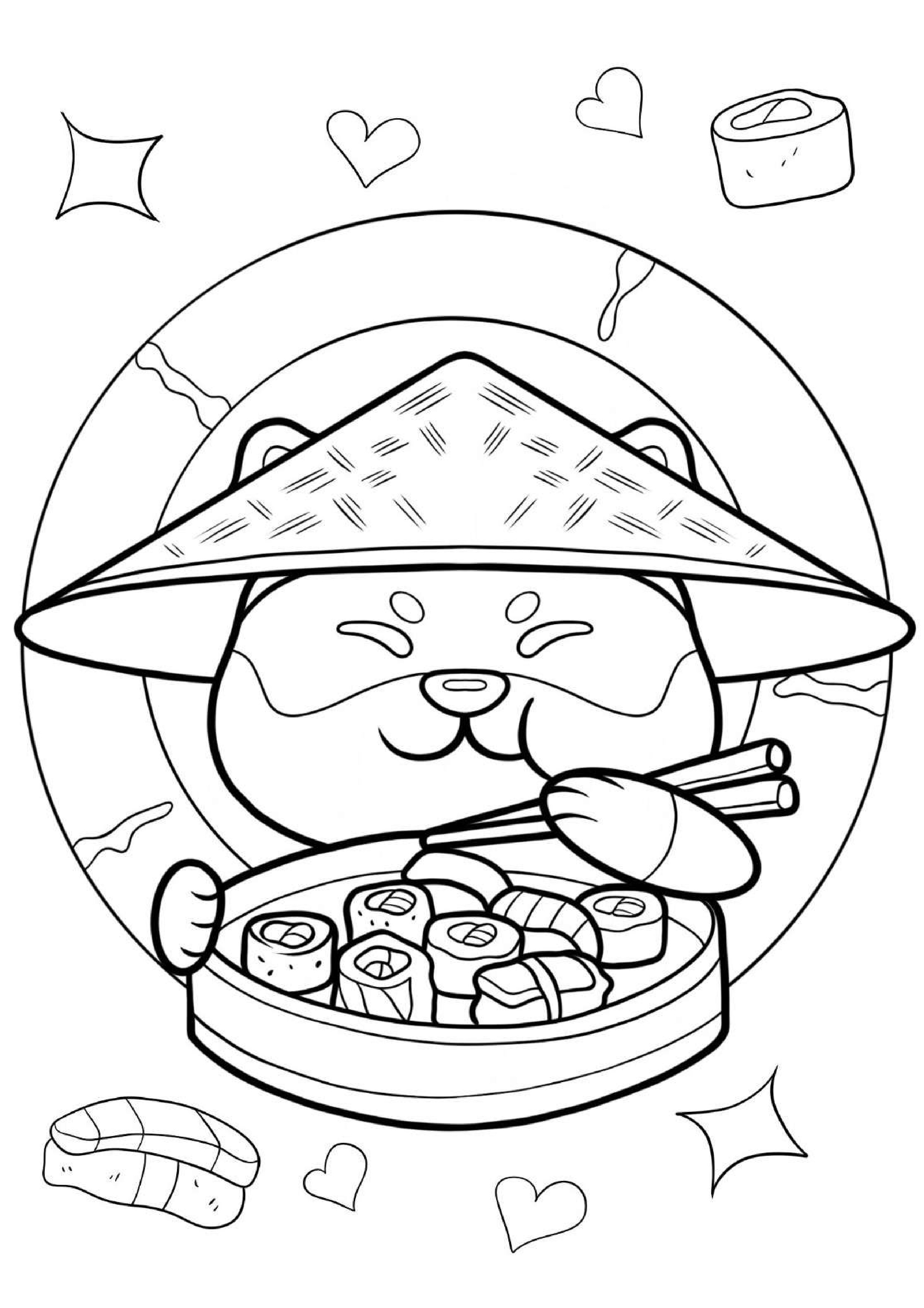 coloriage-sushi
