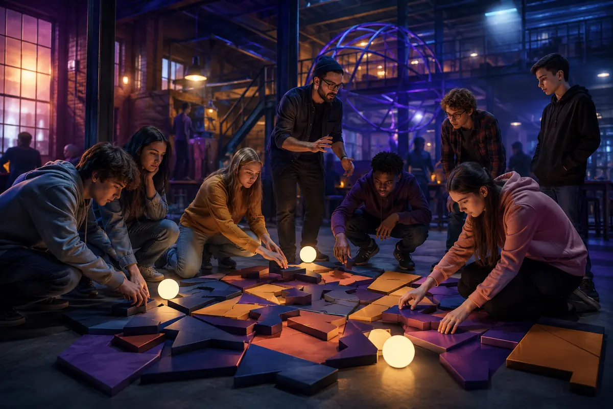 Énigmes mode animateur et grand groupe 12-14 ans : 20 défis interactifs
