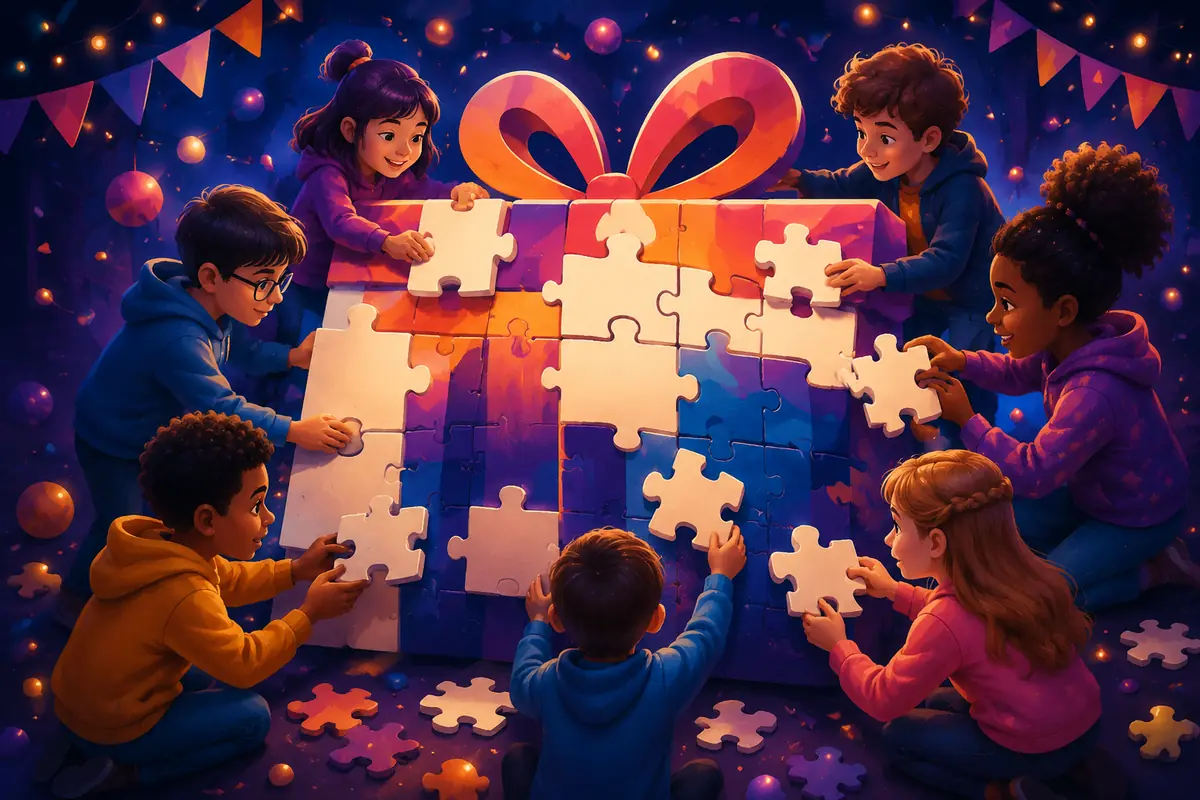 Énigmes Anniversaire 8-10 ans en équipes : 10 défis interactifs