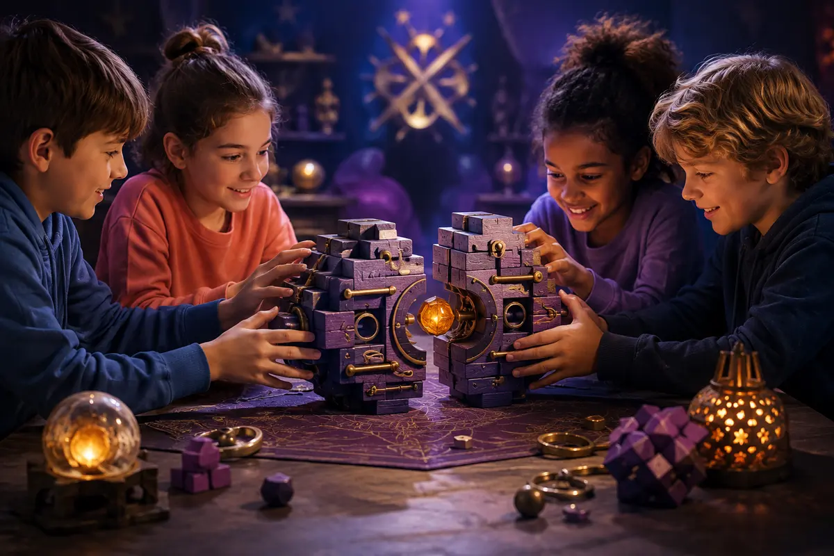 Casse-têtes 8-10 ans en équipes : 20 défis interactifs