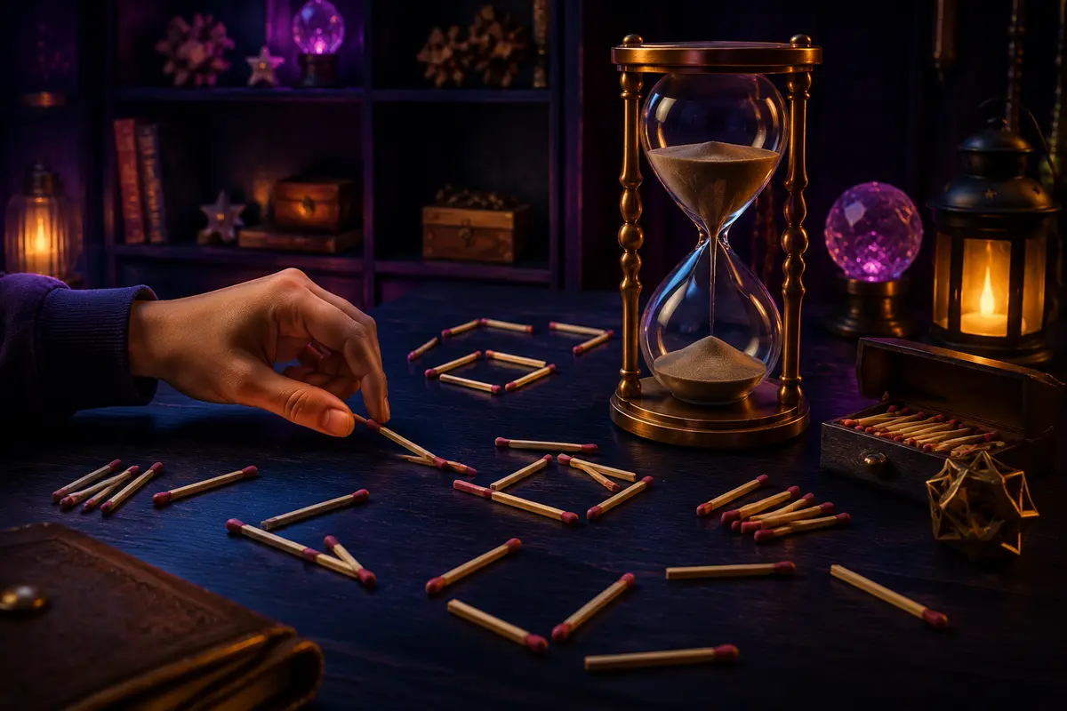 Énigmes d'allumettes en 30 secondes : 25 défis interactifs