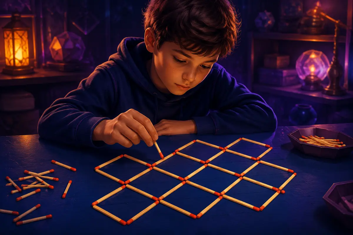 Énigmes d'allumettes 8-10 ans : 18 défis interactifs
