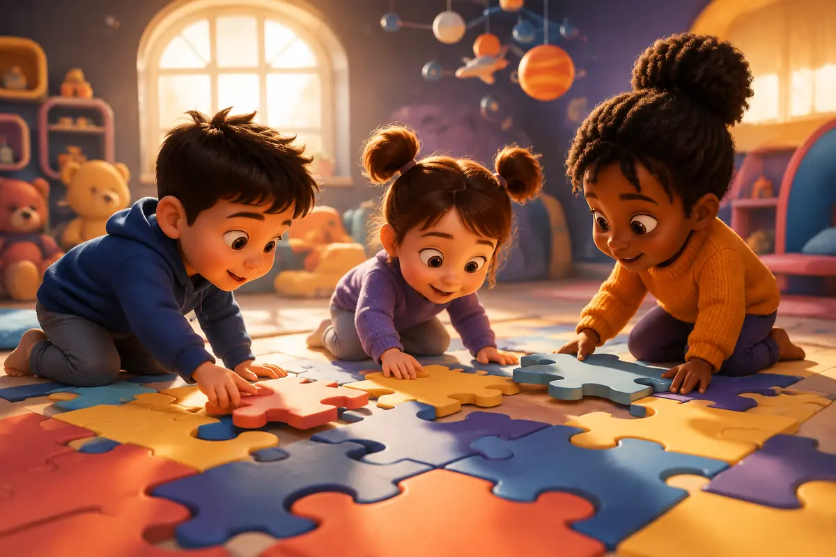Énigmes en équipes 3-5 ans : 12 défis interactifs