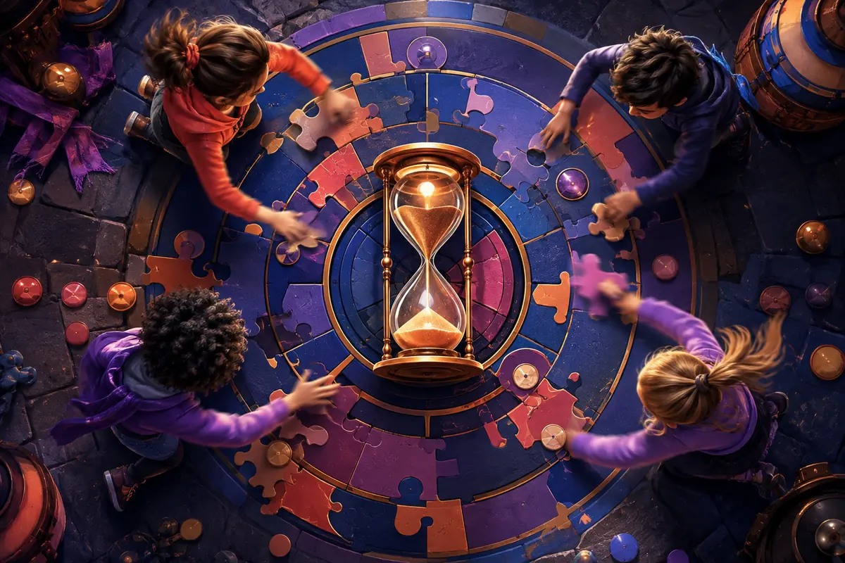 Énigmes en équipes 6-8 ans en 30 secondes : 20 défis interactifs