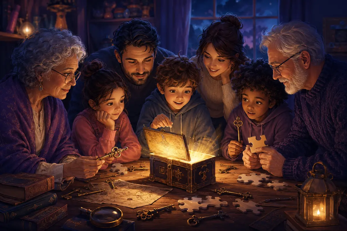 Énigmes en famille 8-10 ans : 18 défis interactifs
