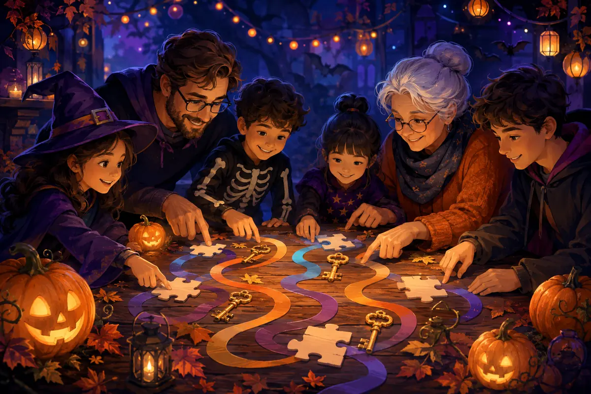 Énigmes Halloween en équipes : 10 défis interactifs