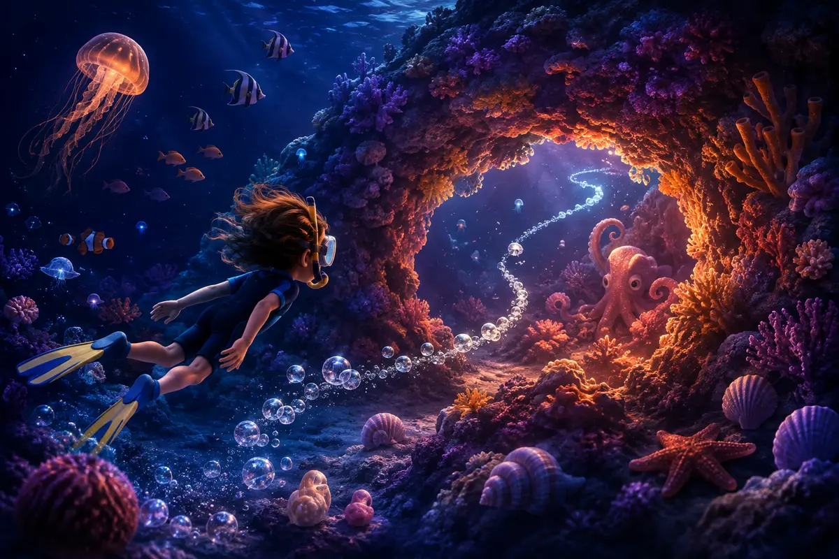 Devinettes océan et monde marin 6-8 ans : 15 défis interactifs