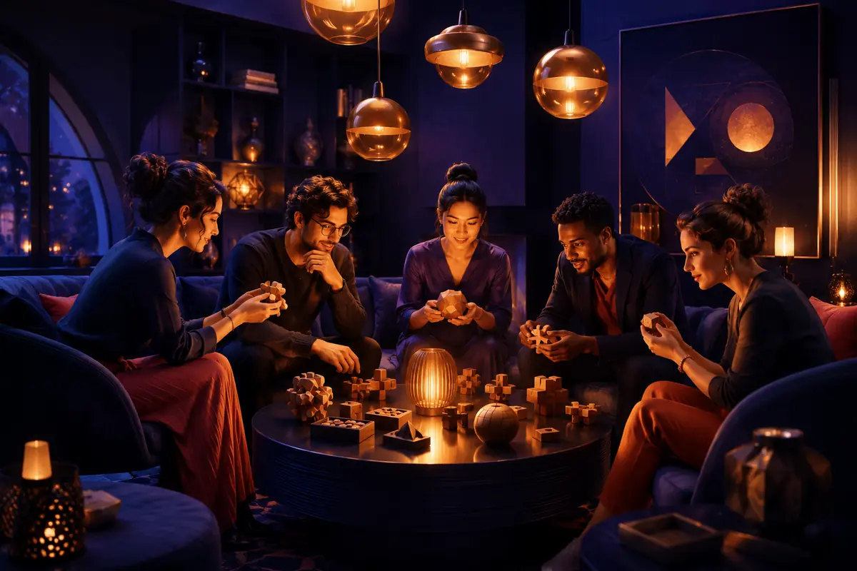 Énigmes en soirée pour une soirée : 25 défis interactifs