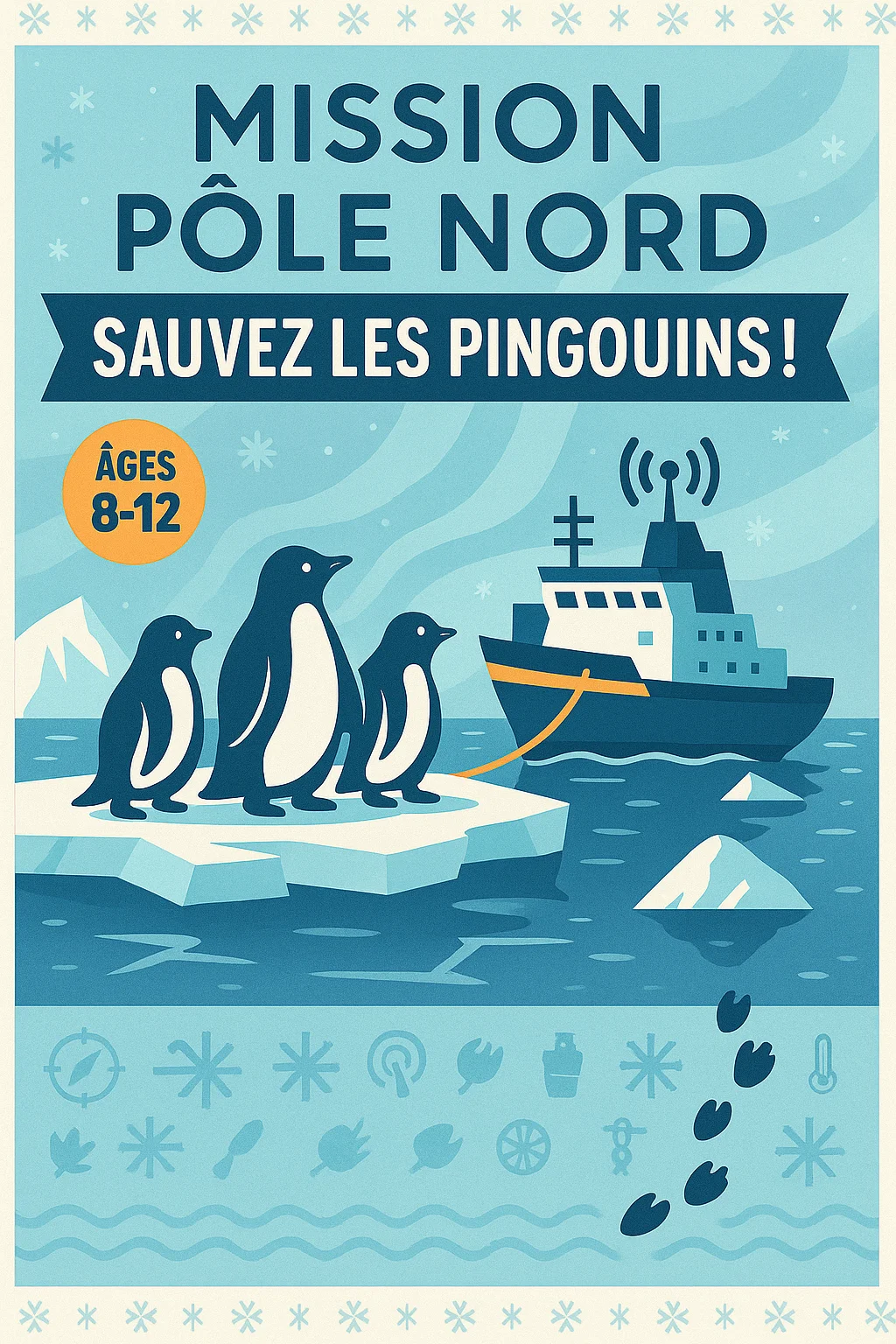 Mission Pôle Nord : Sauvez les Pingouins !