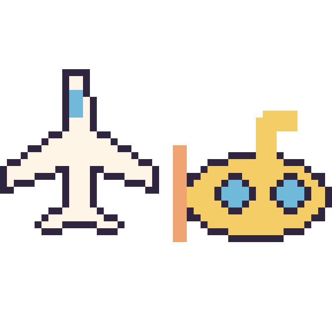 Modèle de pixel art Avion et Sous-marin sur une grille de 48 par 48 cases