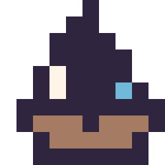 Pixel art Bateau simple 10 × 10, grille 10 × 10