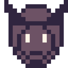Pixel art Black Panther mini 16 × 16, grille 16 × 16
