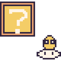 Pixel art Bloc mystère Mario et Lakitu mini, grille 40 × 40