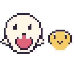 Pixel art Boo et Koopa mini, grille 40 × 40