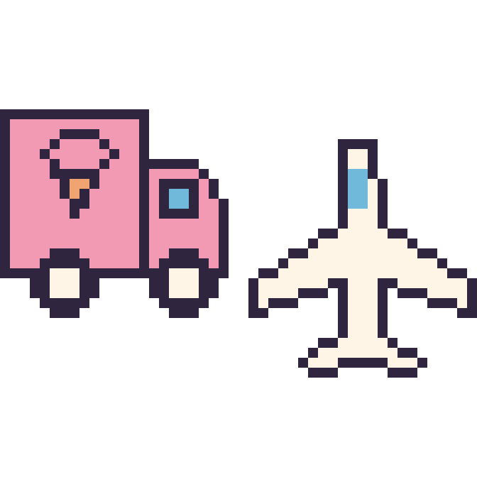 Modèle de pixel art Camion de glaces et Avion sur une grille de 48 par 48 cases