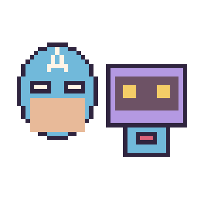 Modèle de pixel art Captain America et Robot rétro sur une grille de 48 par 48 cases