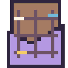 Pixel art Chocolat décoré, grille 20 × 20