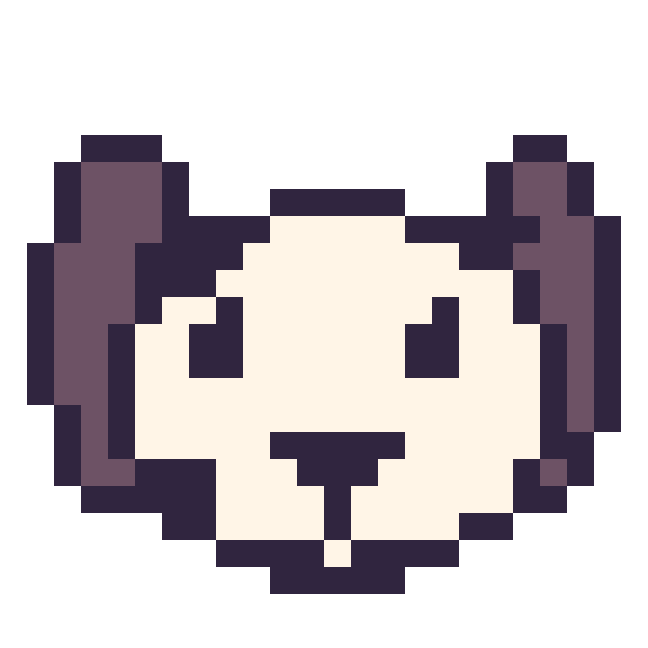 Modèle de pixel art Dalmatien sur une grille de 24 par 24 cases