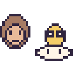 Pixel art Donkey Kong mini et Lakitu mini, grille 32 × 32