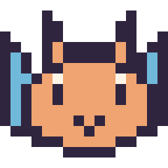 Pixel art Dracaufeu mini 16 × 16, grille 16 × 16