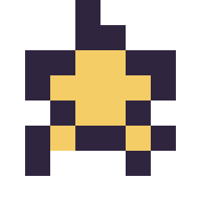 Pixel art Étoile mini, grille 8 × 8