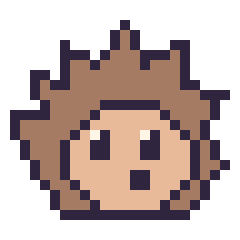 Pixel art Hérisson, grille 24 × 24