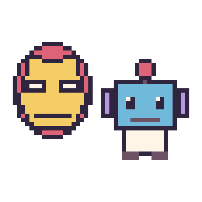 Modèle de pixel art Iron Man et Robot sur une grille de 48 par 48 cases