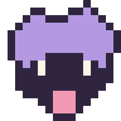 Pixel art Kokiyas mini 16 × 16, grille 16 × 16
