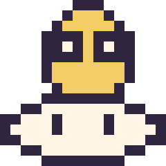 Pixel art Lakitu mini 16 × 16, grille 16 × 16