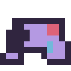 Pixel art Manette simple 12 × 12, grille 12 × 12