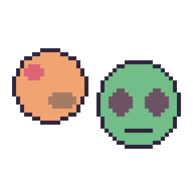 Modèle de pixel art Mars et Alien sur une grille de 48 par 48 cases