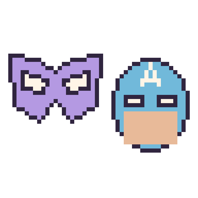 Modèle de pixel art Masque de super-héros et Captain America sur une grille de 48 par 48 cases