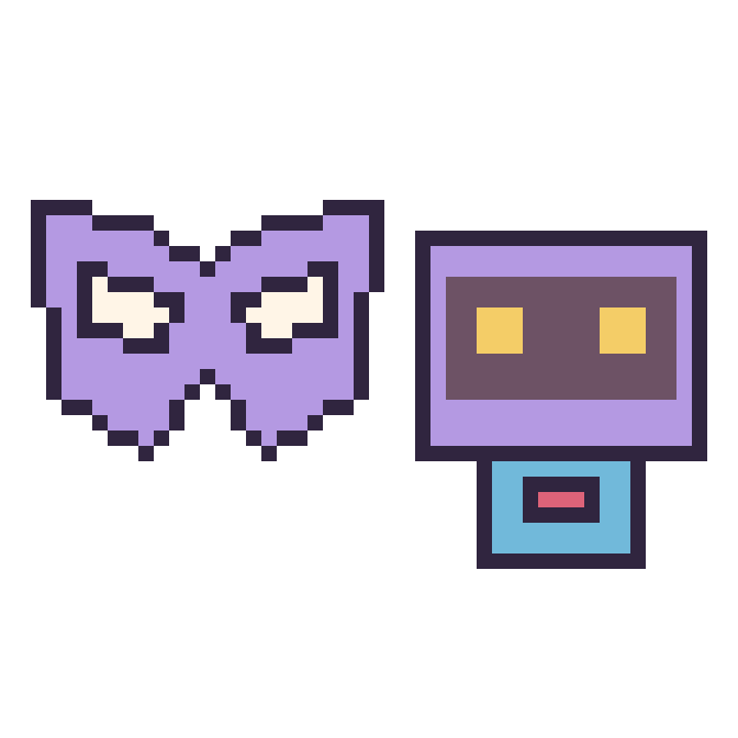 Modèle de pixel art Masque de super-héros et Robot rétro sur une grille de 48 par 48 cases