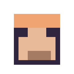 Pixel art Alex Minecraft 16 × 16, grille 16 × 16
