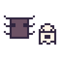 Pixel art Araignée Minecraft 16 × 16 et Fantôme simple 12 × 12, grille 32 × 32