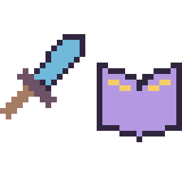 Pixel art Epee diamant Minecraft 16 × 16 et Livre enchante Minecraft 16 × 16, grille 32 × 32