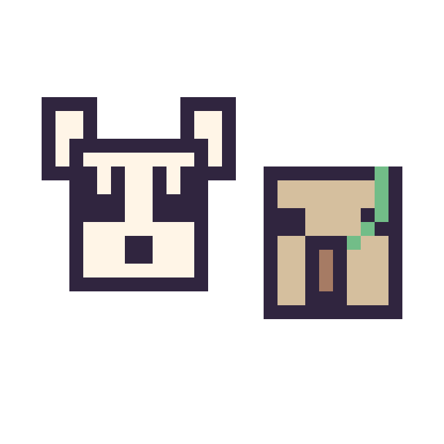 Modèle de pixel art Panda Minecraft 16 × 16 et Golem de fer Minecraft 16 × 16 sur une grille de 32 par 32 cases
