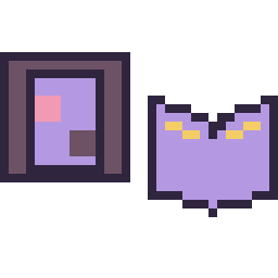 Pixel art Portail nether Minecraft 16 × 16 et Livre enchante Minecraft 16 × 16, grille 32 × 32
