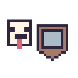 Pixel art Poule Minecraft 16 × 16 et Bouclier Minecraft 16 × 16, grille 32 × 32