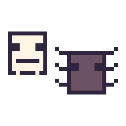 Pixel art Squelette Minecraft 16 × 16 et Araignée Minecraft 16 × 16, grille 32 × 32