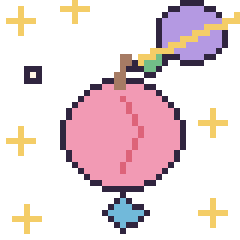 Pixel art Pêche dans l’espace, grille 40 × 40