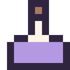 Pixel art Potion simple 10 × 10, grille 10 × 10